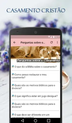 Casamento Cristão android App screenshot 4